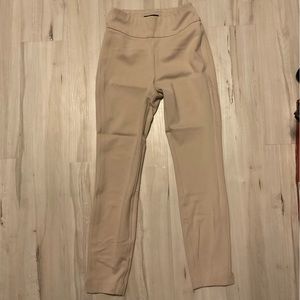 Express high waisted stretch tan pants size xs
